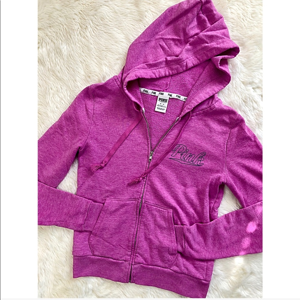PINK Zip Up Hoodie